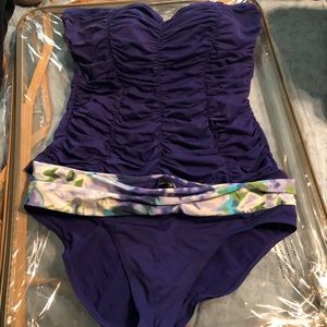 Jones New York Bandeau Swimsuit